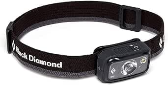 BLACK DIAMOND Spot 350 Headlamp | 350 Lumens Brightness, Dimmable | Waterproof & Durable | 3X AAA Battery Operated (Included) | Graphite
