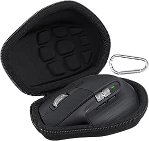 Mouse Case Compatible with Logitech MX Master 4/3S/3 Advanced Wireless Mouse(Black Case)